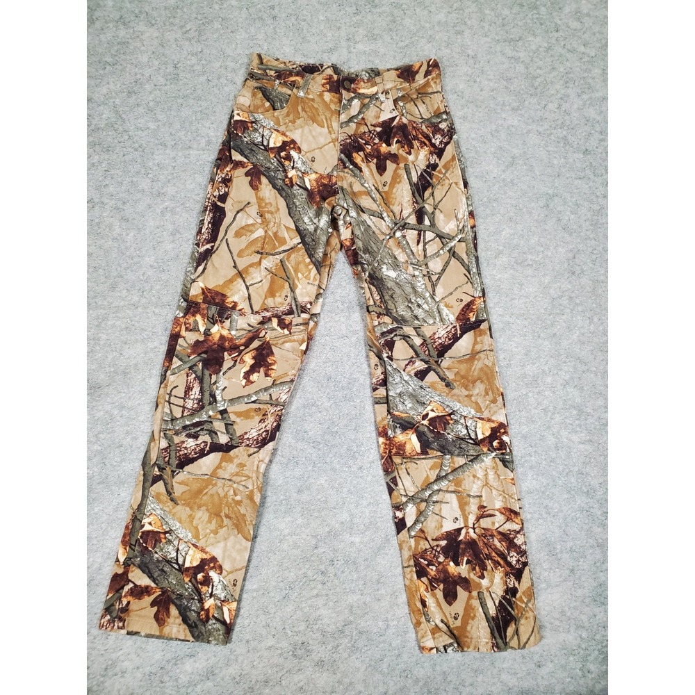 Wrangler Mens 32x34 Fusion 3D Camo Hunting Double Knee Work Pants Realtree